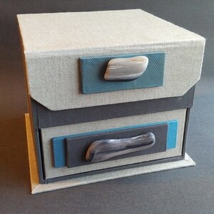 Handmade box with drawer for all of your treasures