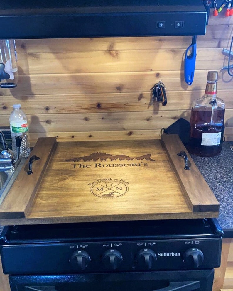 Camper Stove Cover RV Stove Cover Camper Noodle Board RV Etsy