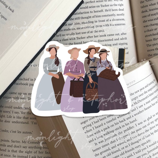 March Sisters Little Women Sticker