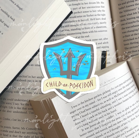 Camp Half-Blood Die Cut Sticker | weatherproof laptop & water bottle  sticker | greek mythology | book lover gift | Zeus, Poseidon, Hades