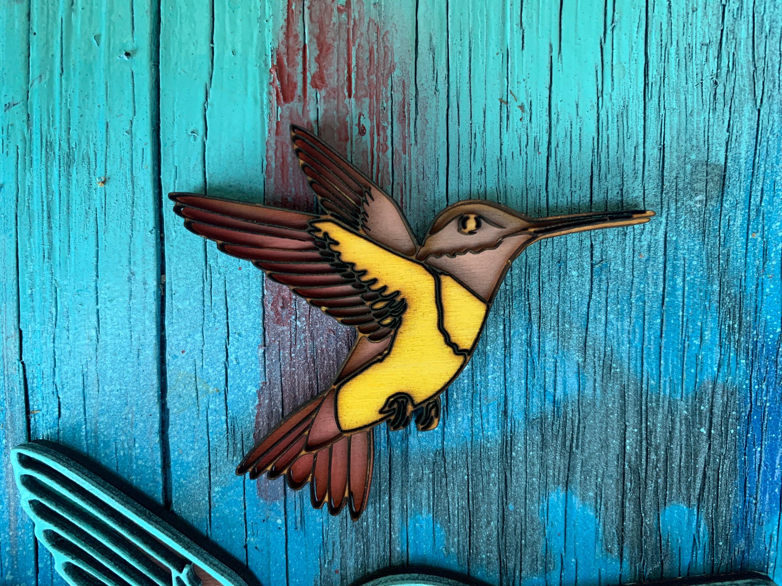 Hummingbird Laser / Vinyl Cutter File | Etsy