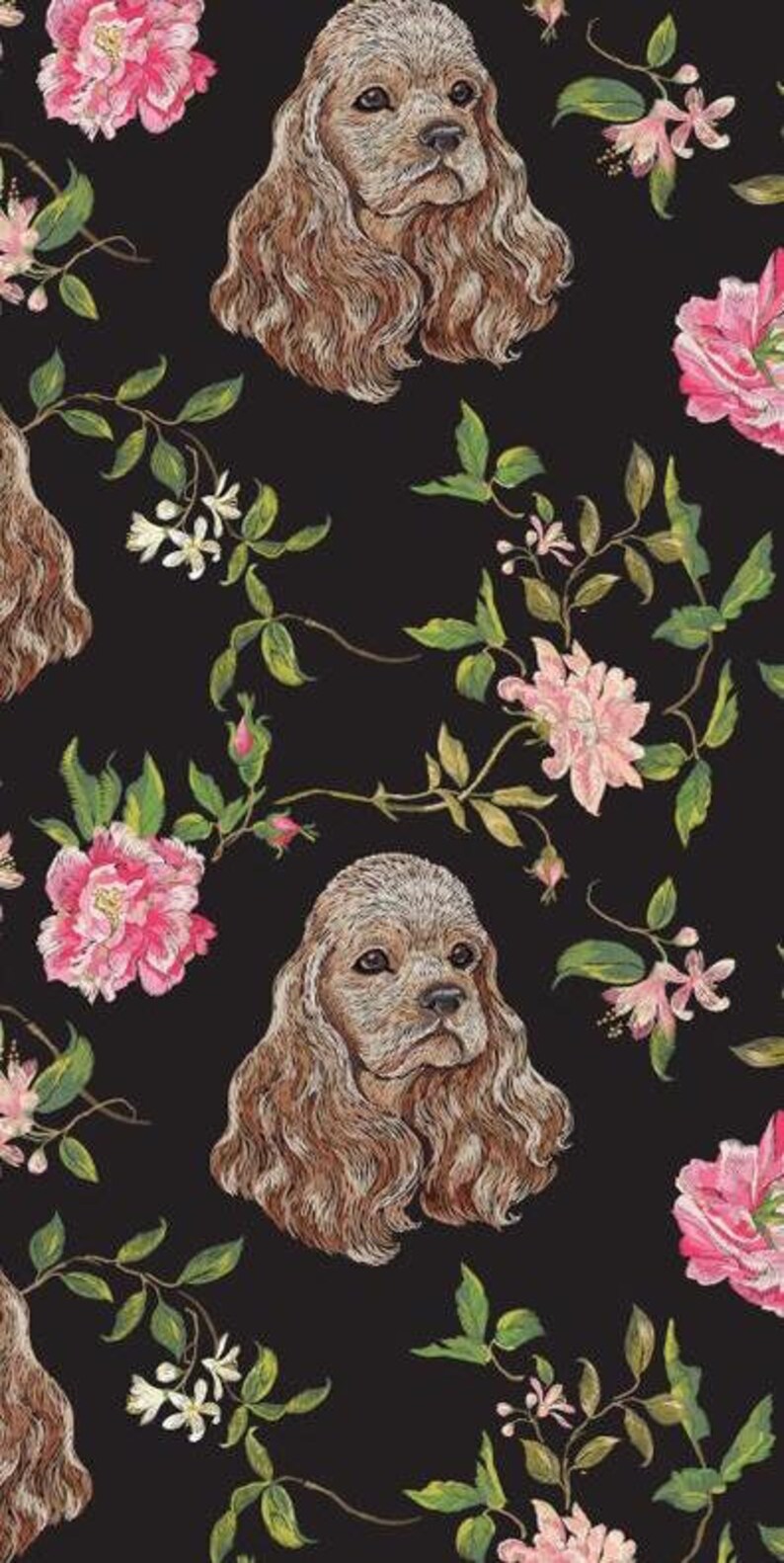 Maternity and Plus Size Leggings Cocker Spaniels /& Flowers Leggings For Girls Yoga Pants Women/'s Capris