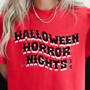 Halloween Horror Nights 34 | 2025 Horror Nights TShirt | Universal Studios Halloween Horror Shirt | Haunted Houses Shirt