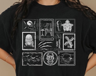 Universal Monsters Postage Stamp Tee | Universal Orlando Tee | Dark Universe Shirt | EPIC Universe Park Shirt