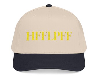 Magical Wizard House Pride SnapBack Hat | Yellow Hat Universal Studios