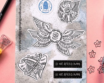 Biblical Accurate Angels Sticker Set - Cryptic angel stickers | csp - cryptid - weird - creepy - eye - monster - monsters