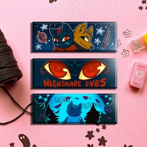 Night in the Woods Rectangular Buttons: NiTW Fan Art (25 x 70 mm)