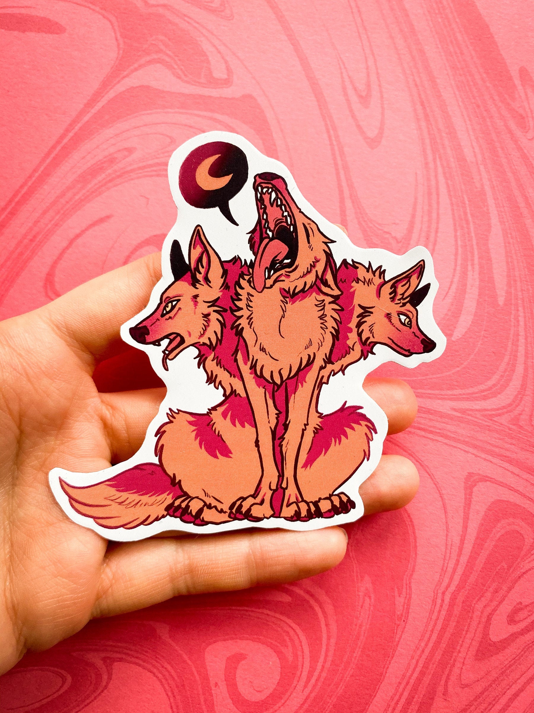 The night of the werewolf - Wolf - Sticker