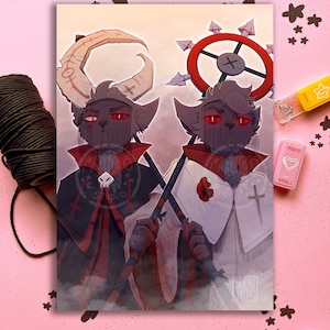 Aym och Baal-tryck - Lammets kult | den som väntar - narinder - cotl - narilamb - lambert