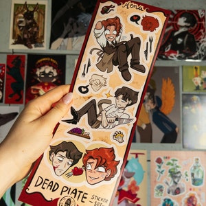 Dead Plate - Menu Sticker Set | Large sticker set - rody - vincent - vince - rody lamoree - vincent charbonneau - wateproof - laptop - phone