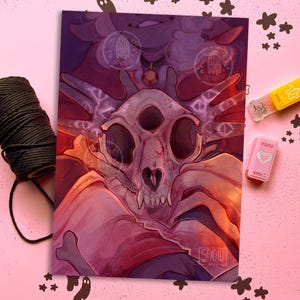 Narinders skalle - Lammets kult A4/A5/A6-tryck av StychuStych