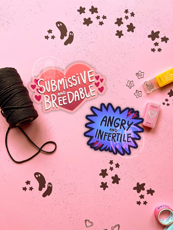 Omegaverse Attitude Sticker - Funny Waterproof Vinyl Decal