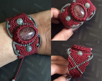 Pulsera micro macramé