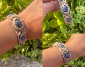 Unisex armband, macrame, sodaliet ;)
