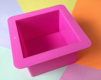 500g Square Cube Silicone Soap Mold - 1 cavities - Square soap mold silicone molds plaster mold Ice mold silicone mold chocolate mold