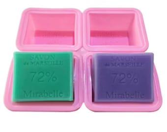 NPEX Lot De 2 Moules Silicone Savon 12 Cavités - Nid D'Abeille Et Abeille - Ovales Et Hexagonaux