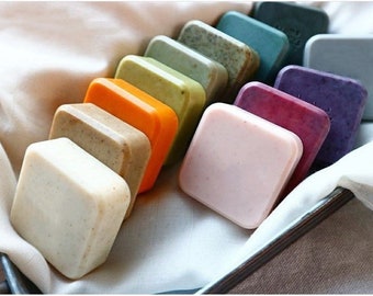 \u0421ake Maked from high quality silicone for soap making square silicone soap mold