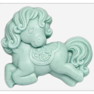 3D Horse Silicone Mold - 1 cavities - horse silicone soap molds plaster mold chocolate mold horse candle mold soap mold animals mold