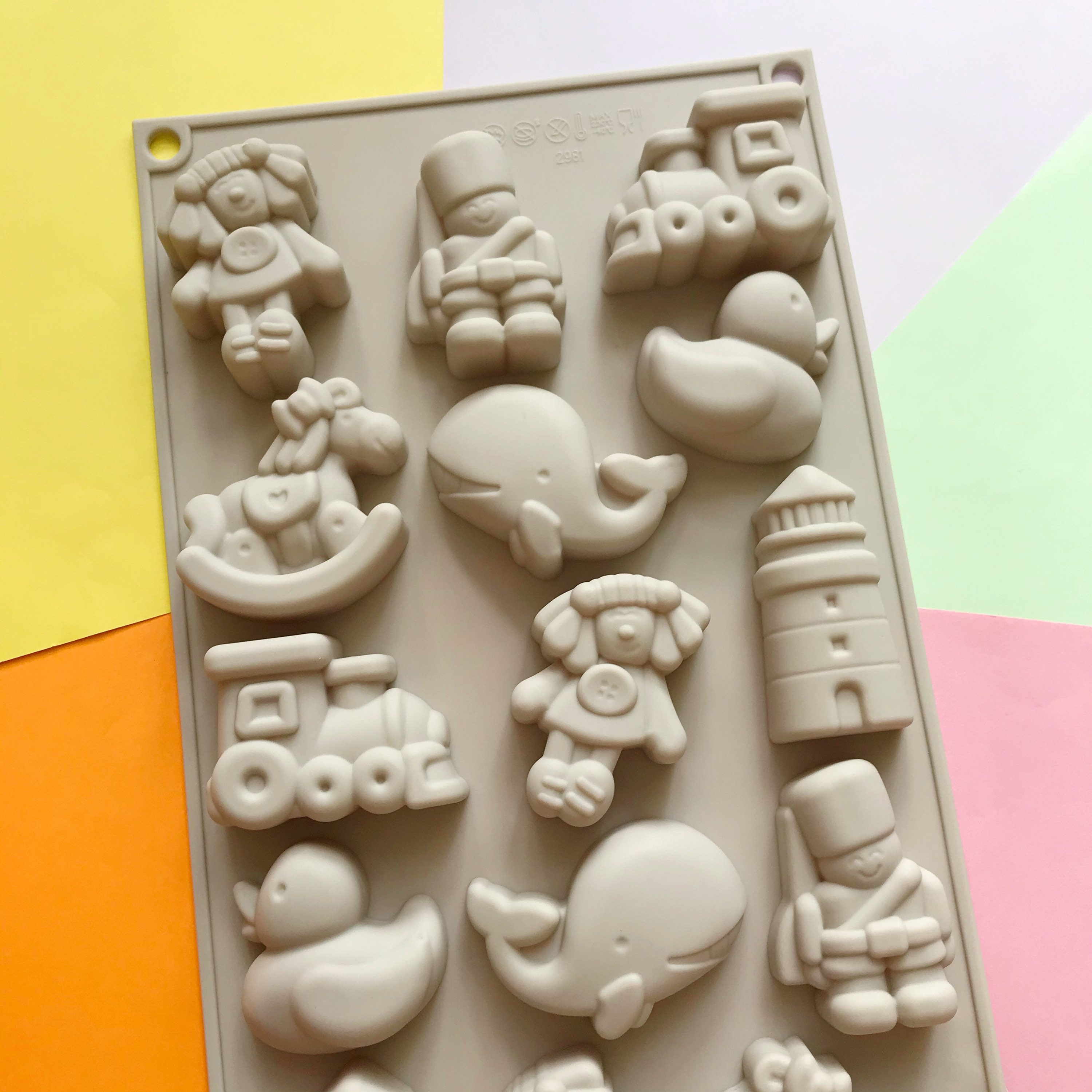 Cute Toy Silicone Mold 15 Cavities Toy Soap Mold Duck Mold Etsy UK