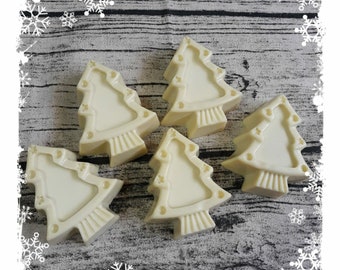Christmas Tree Silicone Soap Mold - 8 cavities - Christmas Tree soap mold silicone molds plaster mold Ice mold silicone mold chocolate mold