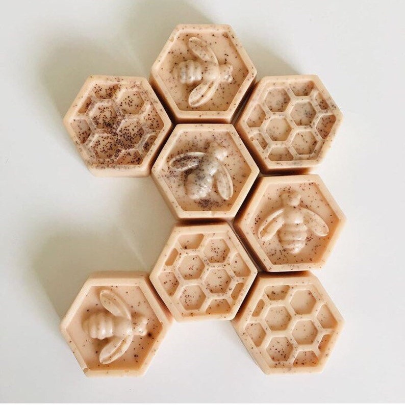 Bee Silicone Soap Mold 19 Cavities Etsy