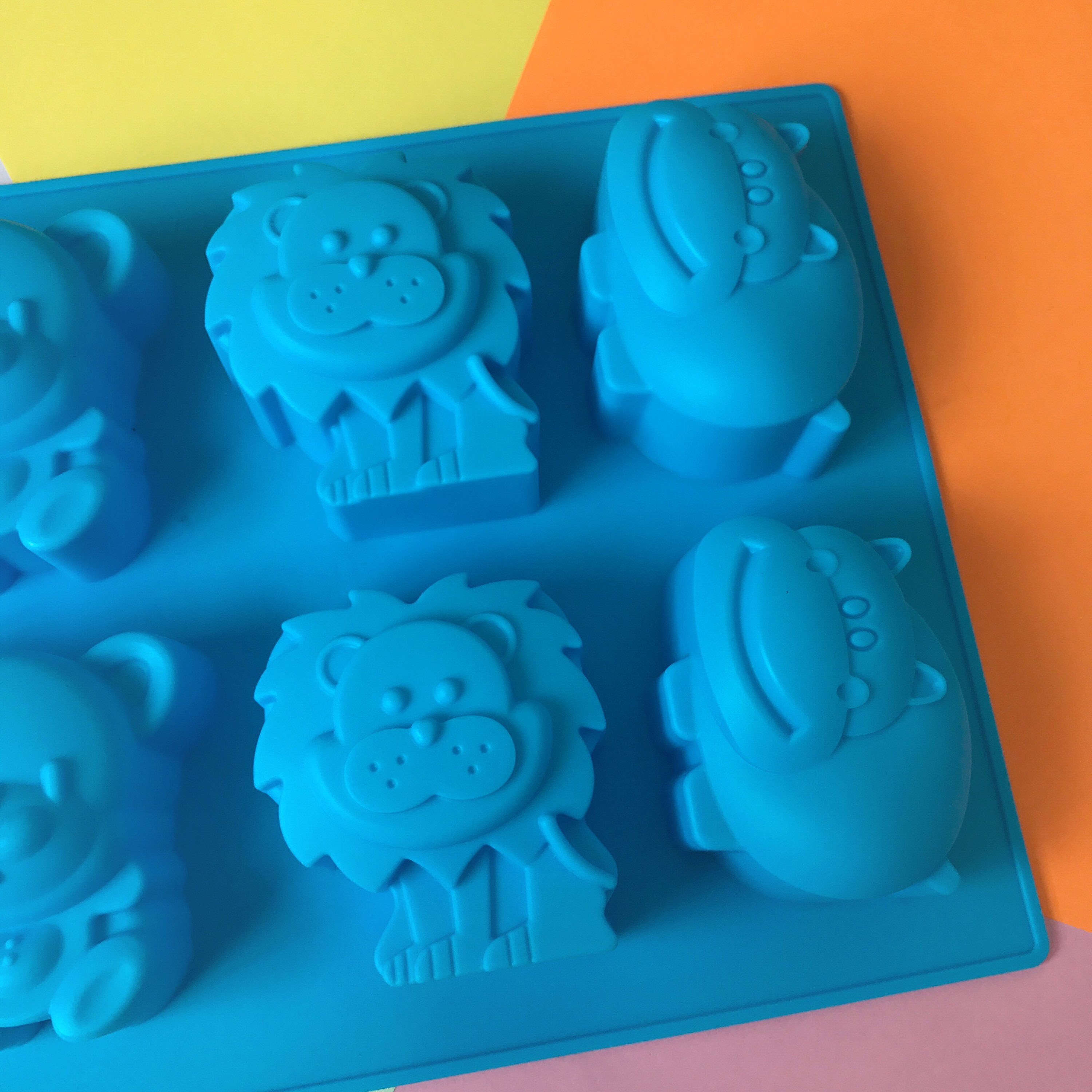 Animals Silicone Soap Mold 6 cavities animals soap mold Etsy