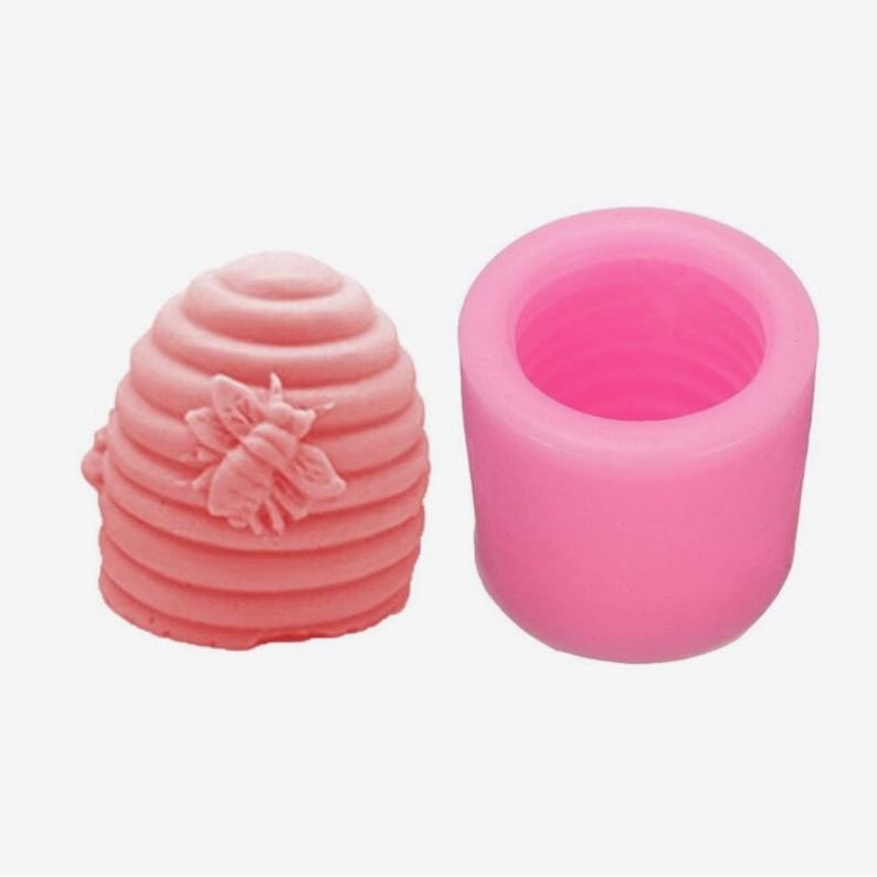 3D Screw Cylinder Bee Hive Candle Mold 1 Cavities Bee on Etsy UK