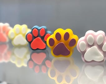 Paw Silicone Soap Mold - 6 cavities - Animal cat caw soap mold silicone molds plaster mold Ice mold silicone mold chocolate mold