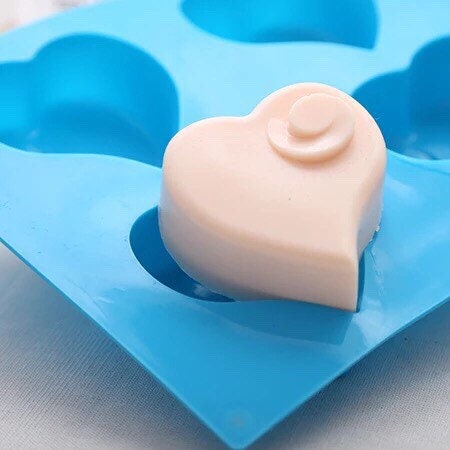 Heart Shaped Column Silicone Mold, Leak Prove Tube Soap Mold, Soap