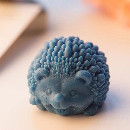 3D Hedgehog Silicone Mold 1 Cavities Hedgehog Soap Mold Etsy