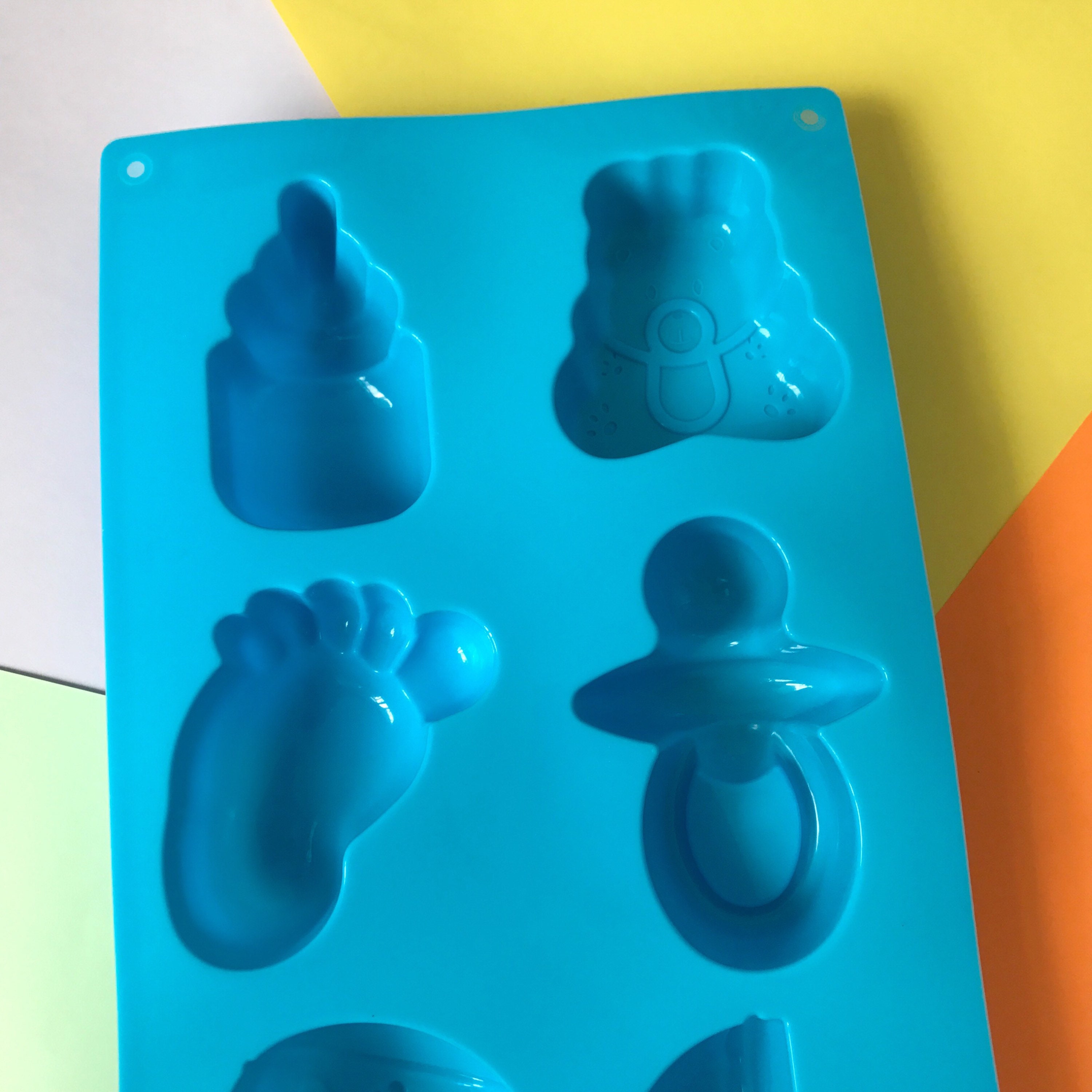 Lovely baby Silicone Soap Mold 6 cavities baby soap mold Etsy