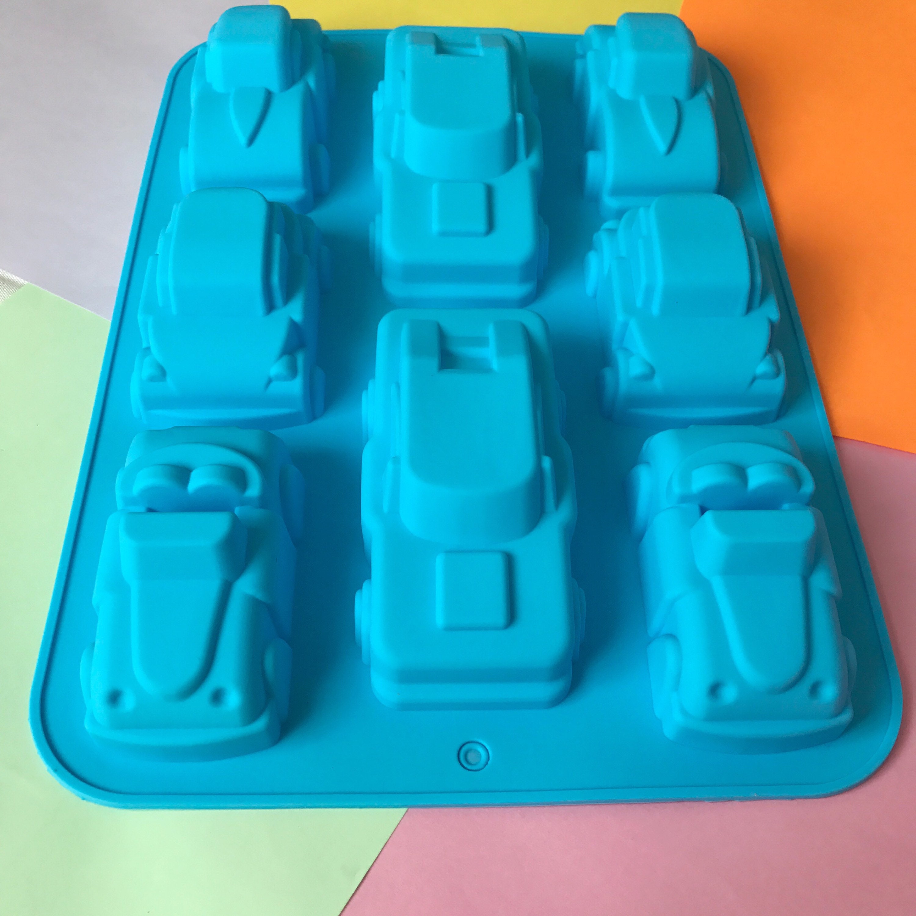 LARGE Car Silicone Soap Mold 8 cavities car soap mold Etsy