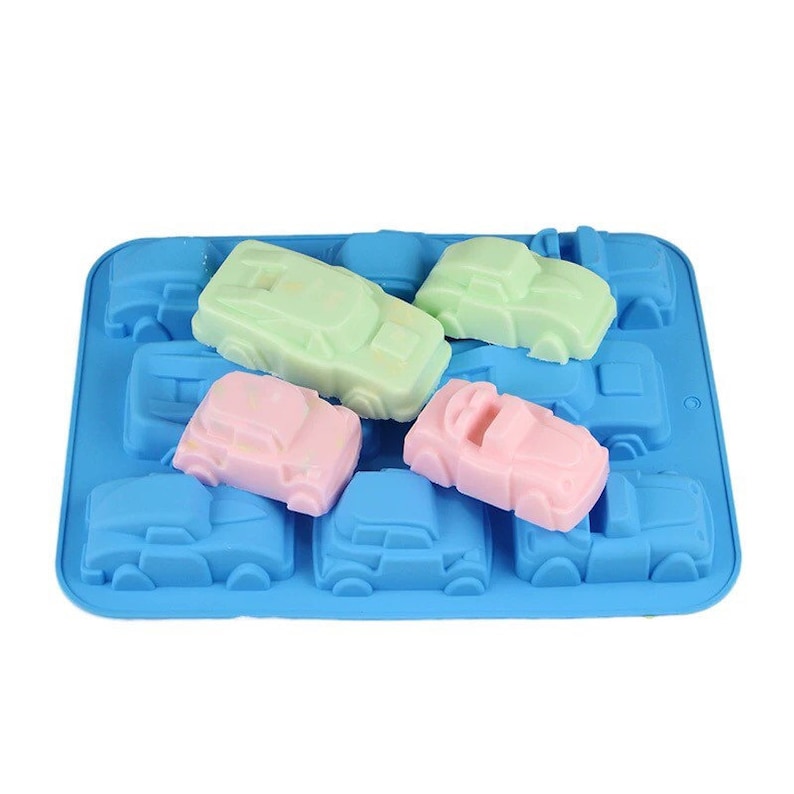 LARGE Car Silicone Soap Mold 8 Cavities Car Soap Mold Etsy