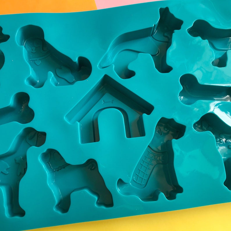 Dog Pet Silicone Soap Mold 11 Cavities Pet Soap Mold Dog Etsy