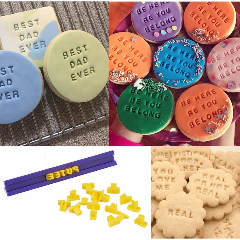 Cookie Stamp Soap Stamp 92pcs 7mm English Alphabet Letter Etsy