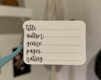 Review Fields | For Bullet Journals, Planners, Notebooks, Penpals, and more!