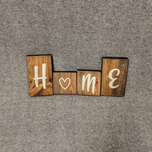 Reversible Decorative Blocks | Love | Home