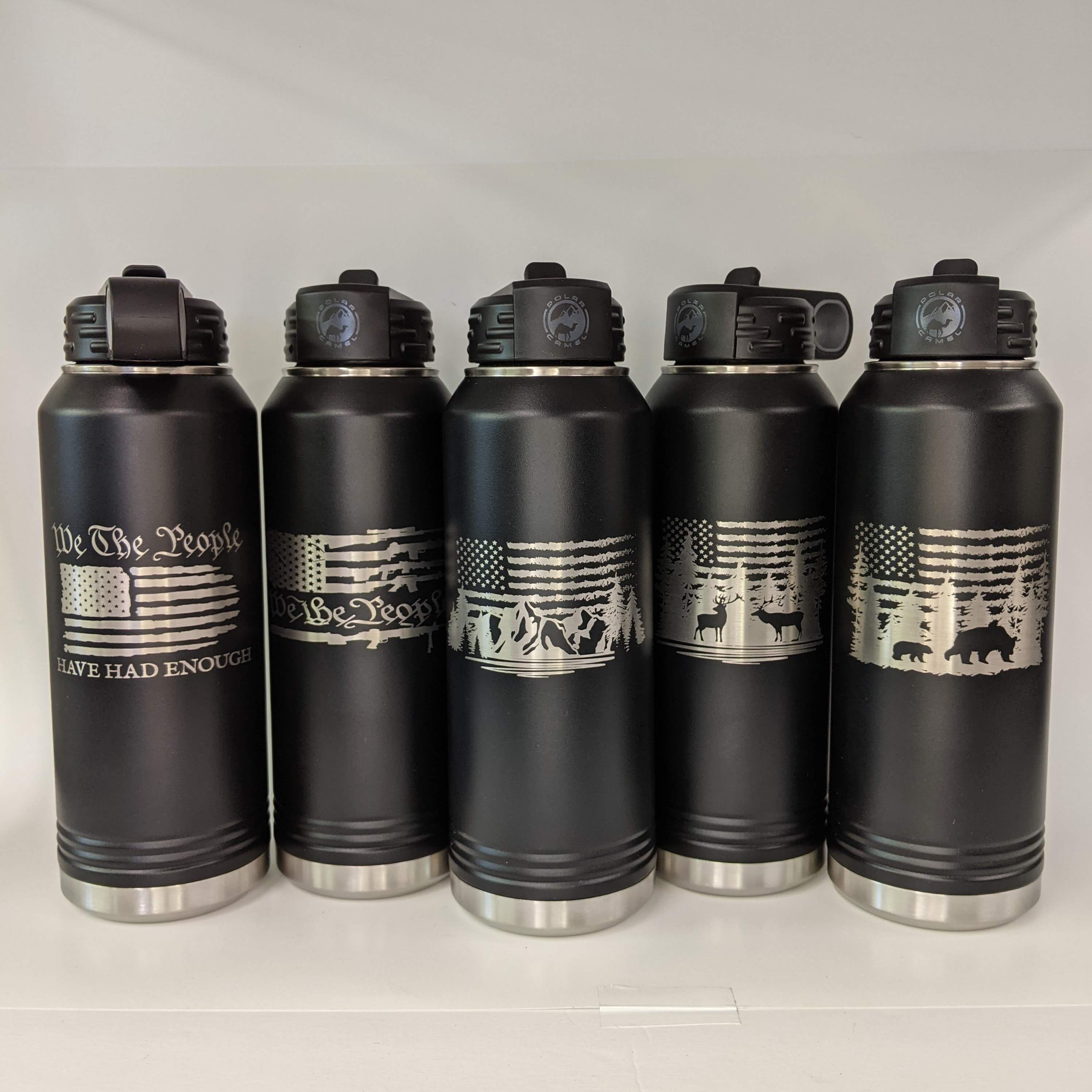 Custom Engraved 32oz Polar Camel Stainless Steel Water Bottle - Etsy