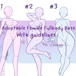 Reference Female Full body Base #1-3
