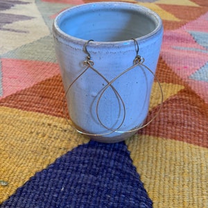 Drop Hoop Earrings