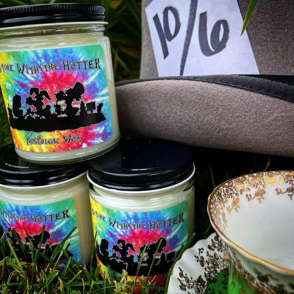 Tea Time with the Hatter 9 oz soy candle