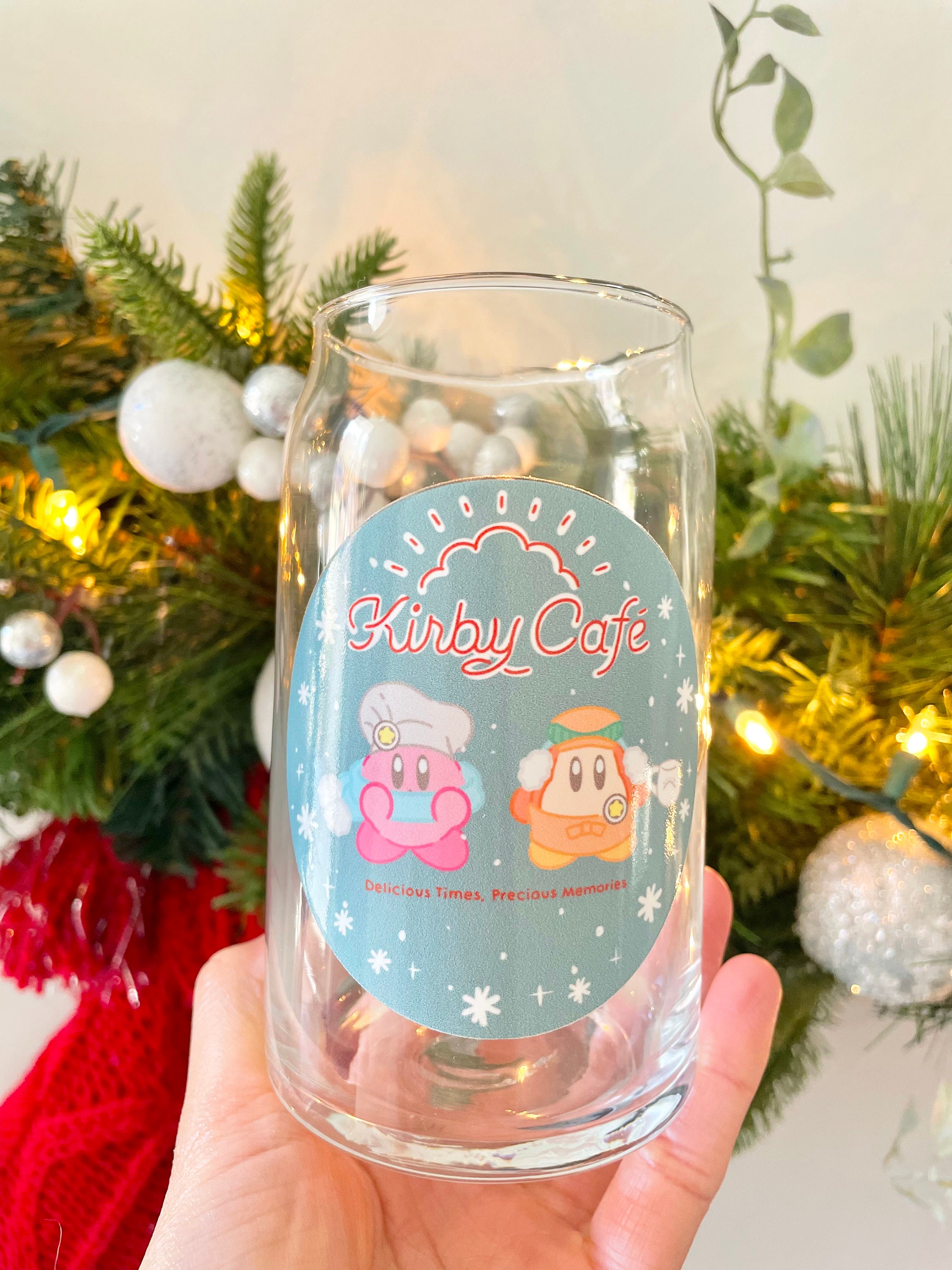 Kirby Cup Kirby Beer Can Glass Kirby Resuable Cup Kirby Kirby Glass Cup  Libbey Glass Kirby Libbey Glass 16oz Libbey Glass 