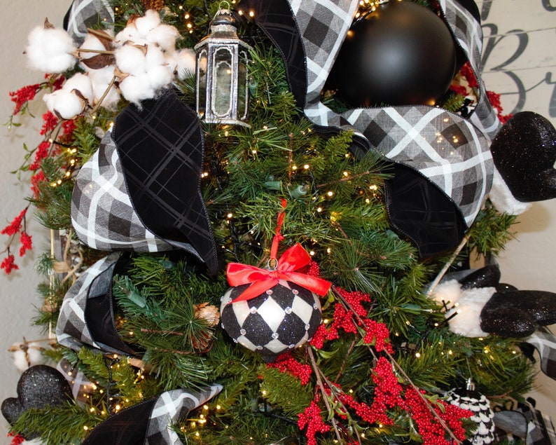 Designer Christmas Tree Package Starry Night Ornament Set Etsy