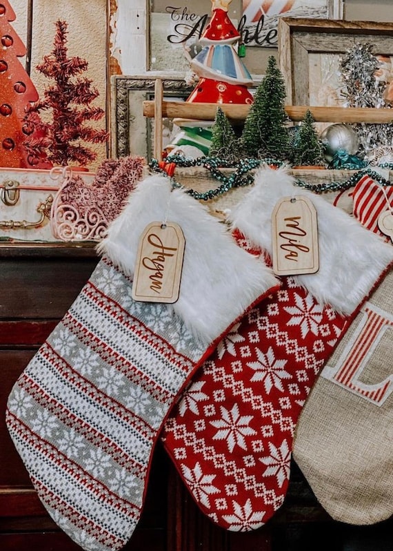 Christmas Stocking Name Tags