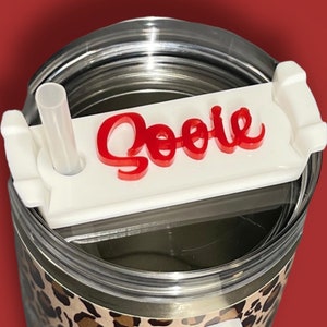 Arkansas Razorbacks Stanley Cup Name Plate: Woo Pig Sooie Tumbler Topper