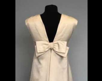 Nina Ricci 1960s Satin Gown or Wedding Dress