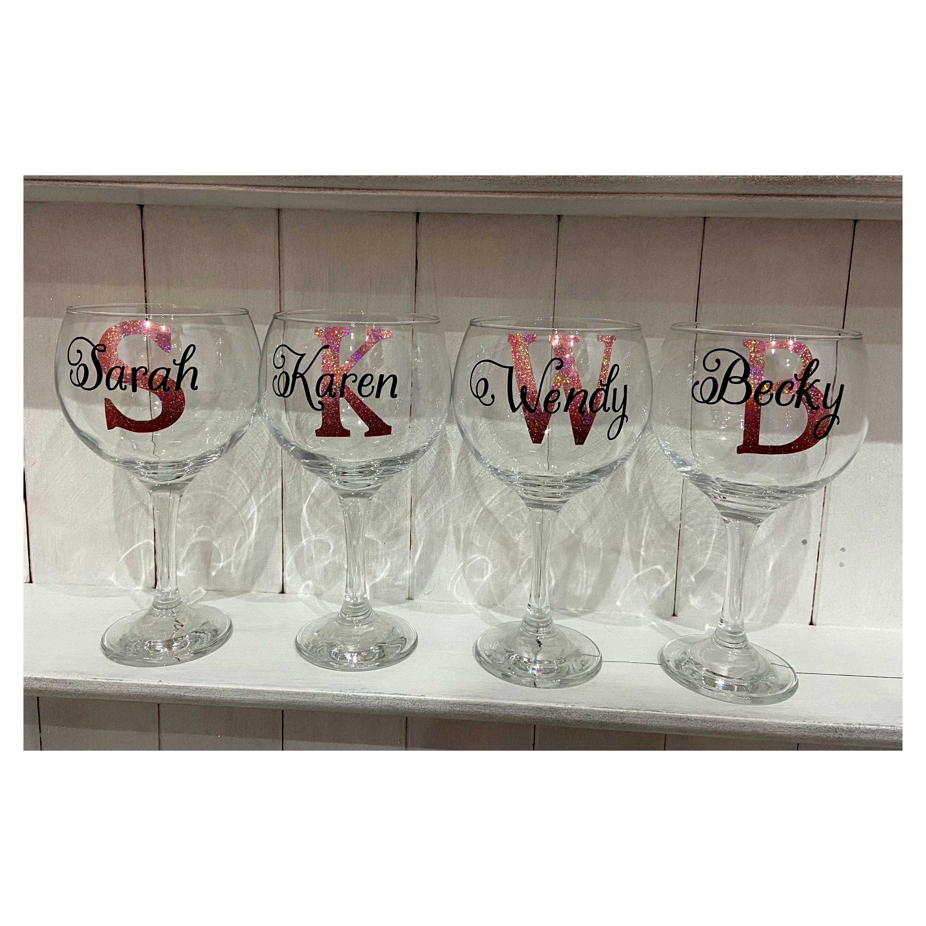 Gin Glass Personalised / Gin Glasses Set / Christmas Gifts / Etsy UK