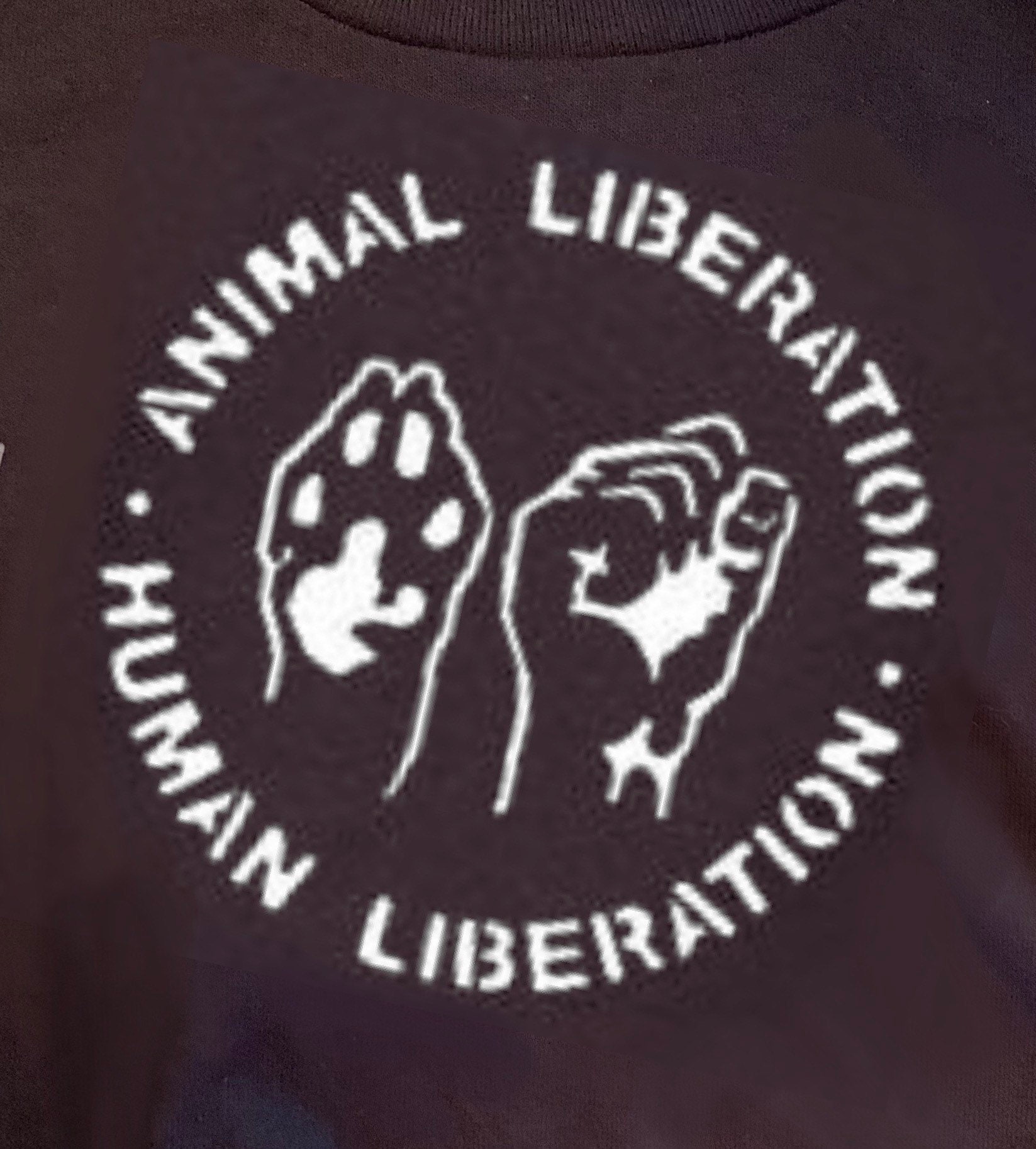 Toddler Animal Liberation Human Liberation T-shirt - Etsy