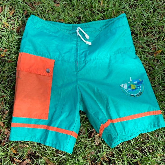 Vintage 70s Men’s Board Shorts Swim Trunks