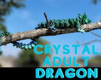 Willd Designs 3DP | Flexible Dragon Toys | 3 Sizes | Many Color Options
